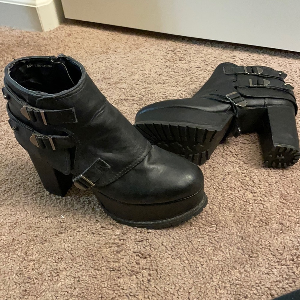 Beautiful black Deena and Ozzy booties.